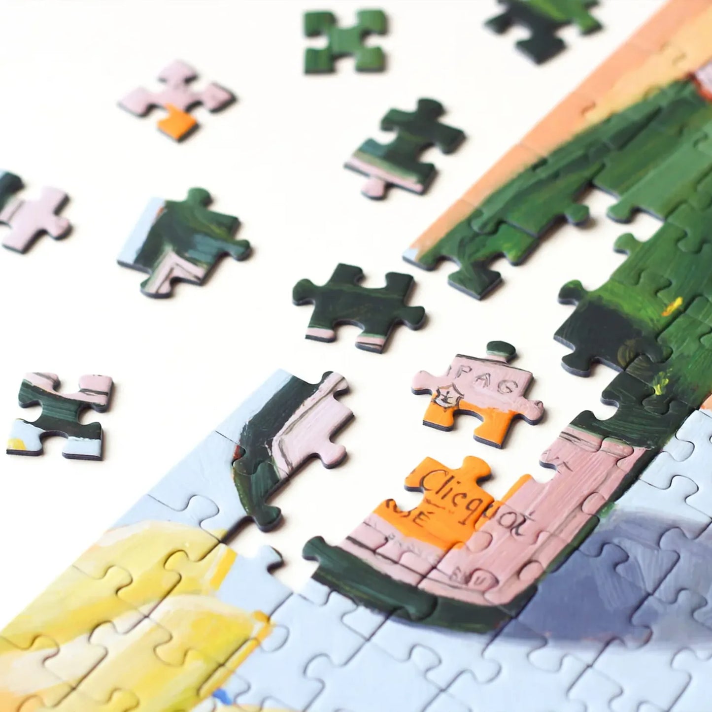 puzzle coup de foudre au premier verre piecely 500 pièces love at first sip