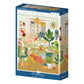 puzzle cosy emilie gauvrit intérieur cosy paris chien 500 pièces pieces and peace
