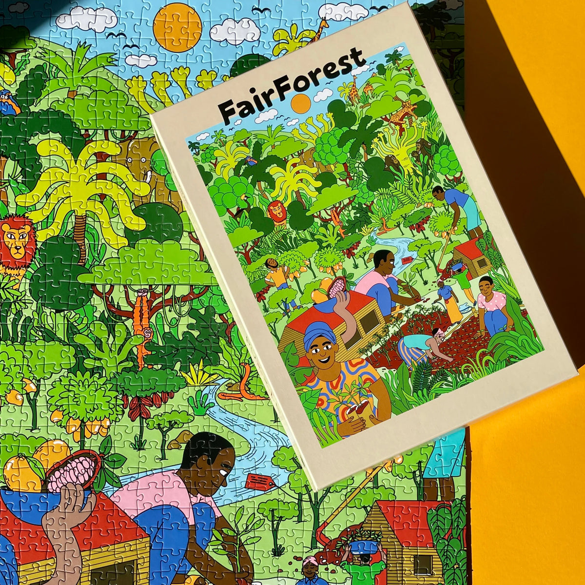 puzzle fairforest 1000 pièces das puzzle kollektiv association Fairventures Worldwide sarah matuszewski