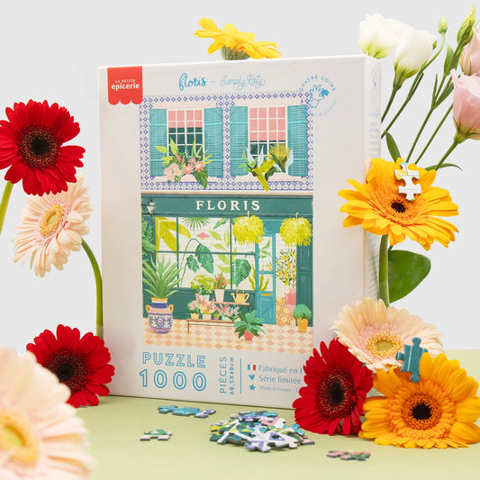 puzzle floris simply katy la petite épicerie 1000 pièces made in france
