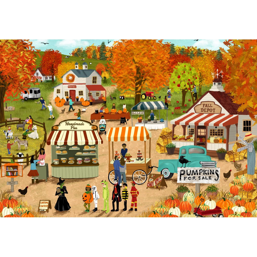 puzzle halloween automne festival feuille cosy pieces and peace abby jacobs gilmore girls