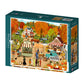 puzzle halloween automne festival feuille cosy pieces and peace abby jacobs