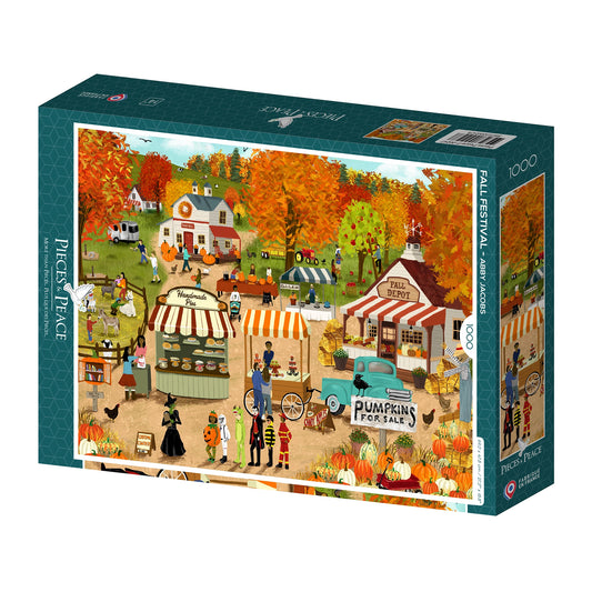 puzzle halloween automne festival feuille cosy pieces and peace abby jacobs