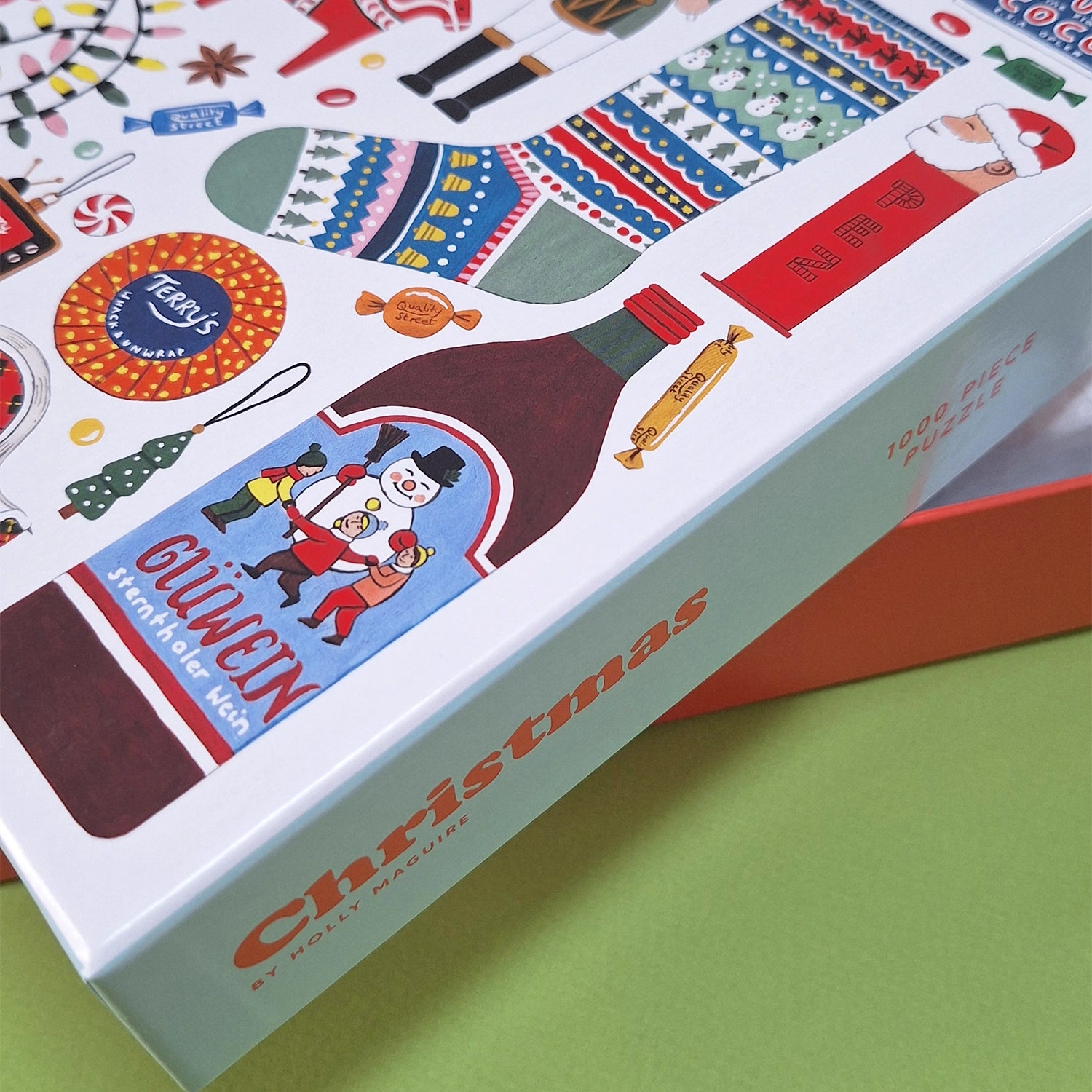 puzzle noel happily christmas 1000 pièces