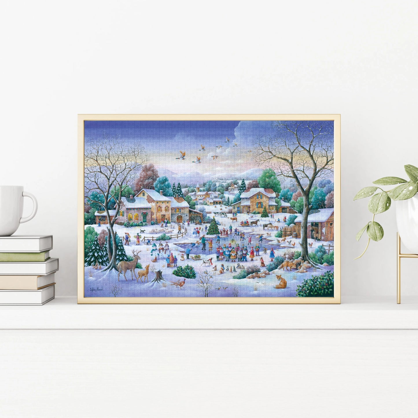 puzzle hiver chorale de noel les editions imaginaires 1000 pieces