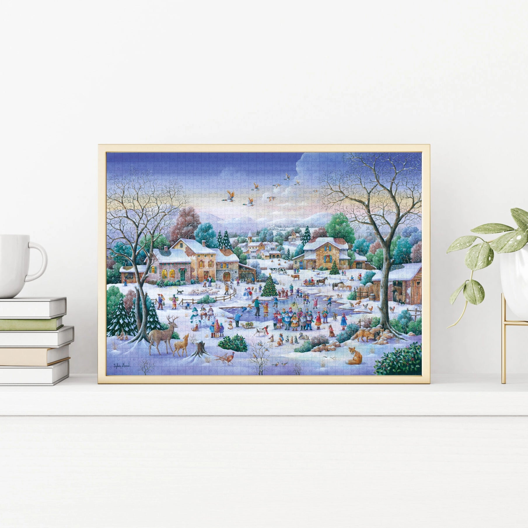 puzzle hiver chorale de noel les editions imaginaires 1000 pieces
