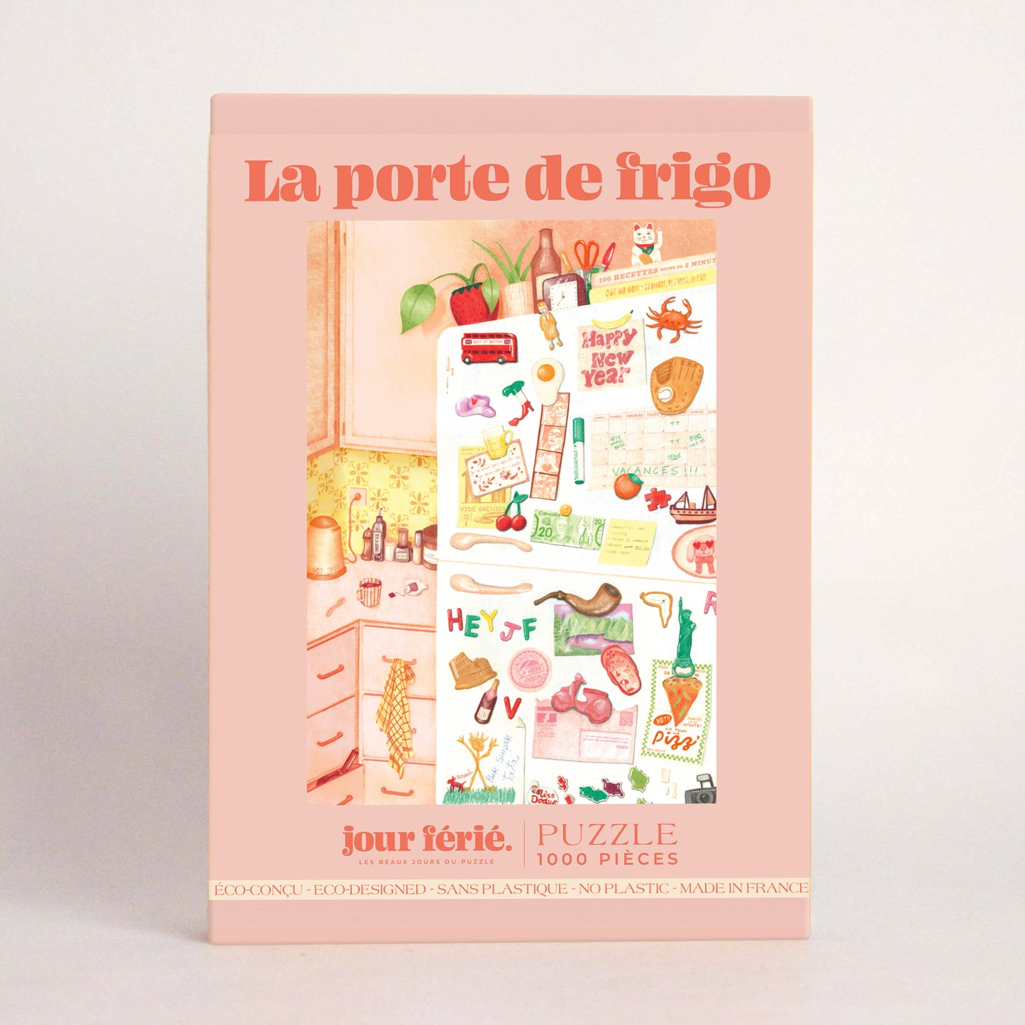 puzzle jour ferie 1000 pieces made in france porte de frigo cuisine