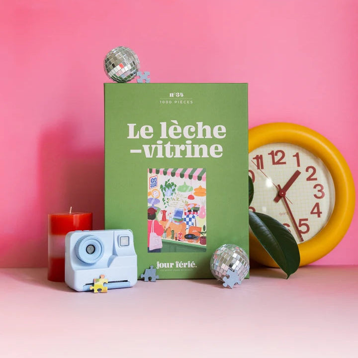 puzzle jour férié lèche vitrine 1000 pièces shopping vitrine