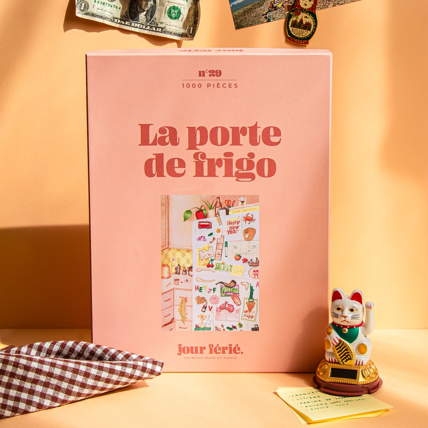 puzzle jour ferie porte du frigo 1000 pieces made in france cuisine food