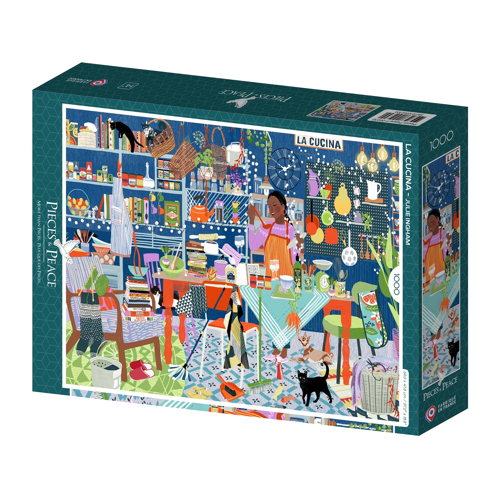 puzzle la cucina cuisine pieces and peace 1000 pièces julie ingham