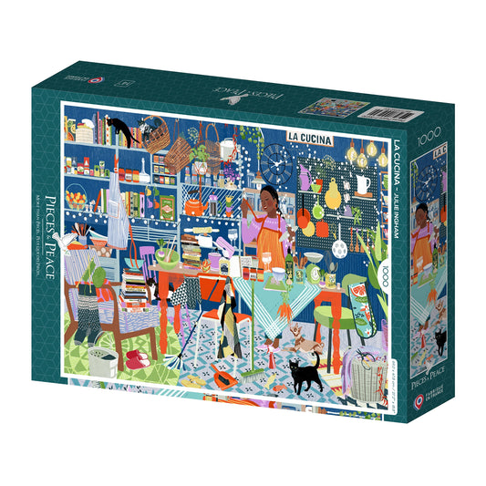 puzzle la cucina cuisine pieces and peace 1000 pièces julie ingham
