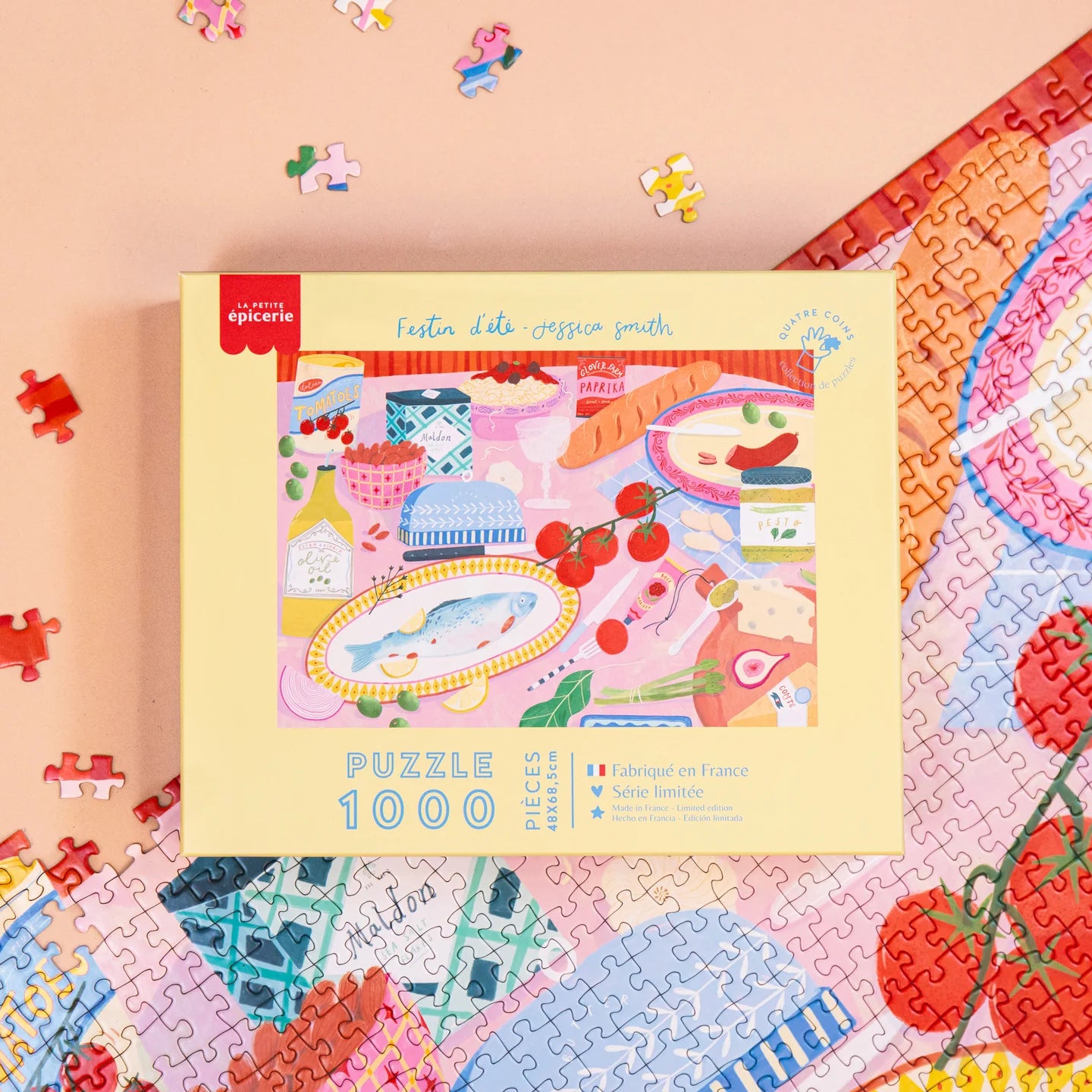 puzzle la petite épicerie festin d'été 1000 pièces