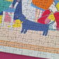 puzzle lavilletlesnuages café bisou 1000 pièces chien pièce rapportée made in france