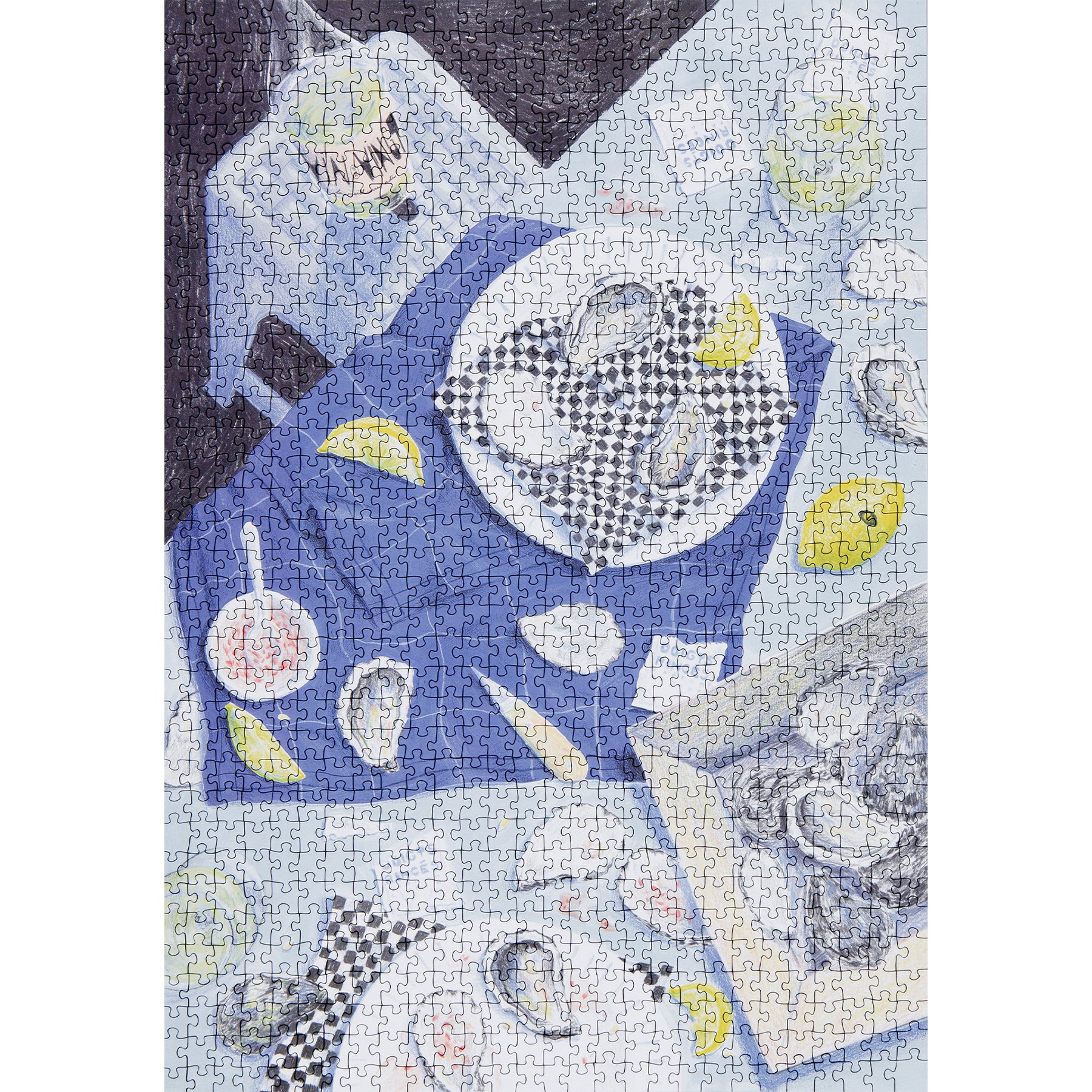 puzzle le gout de la mer jour férié 1000 pièces huitre mer cancale
