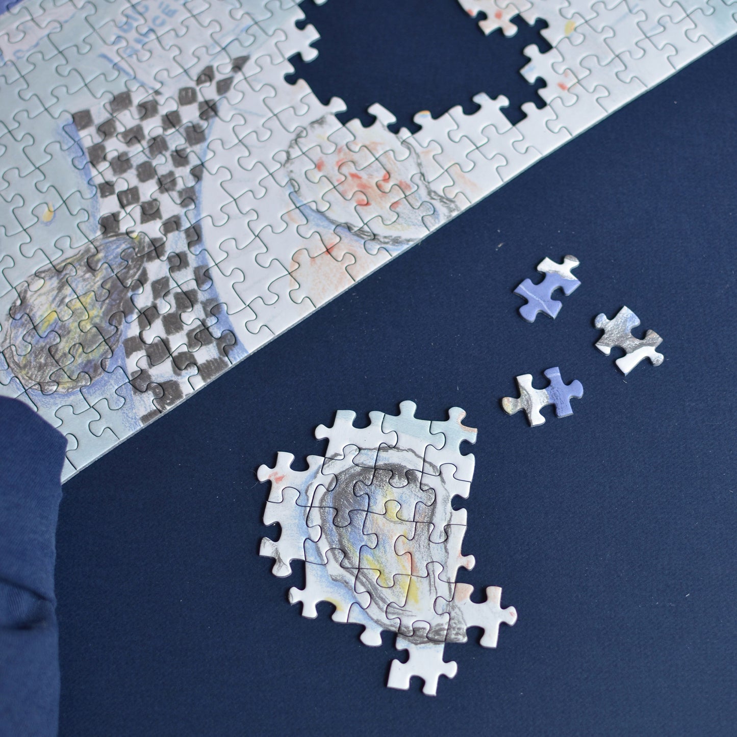 puzzle le gout de la mer jour férié 1000 pièces huitre mer cancale