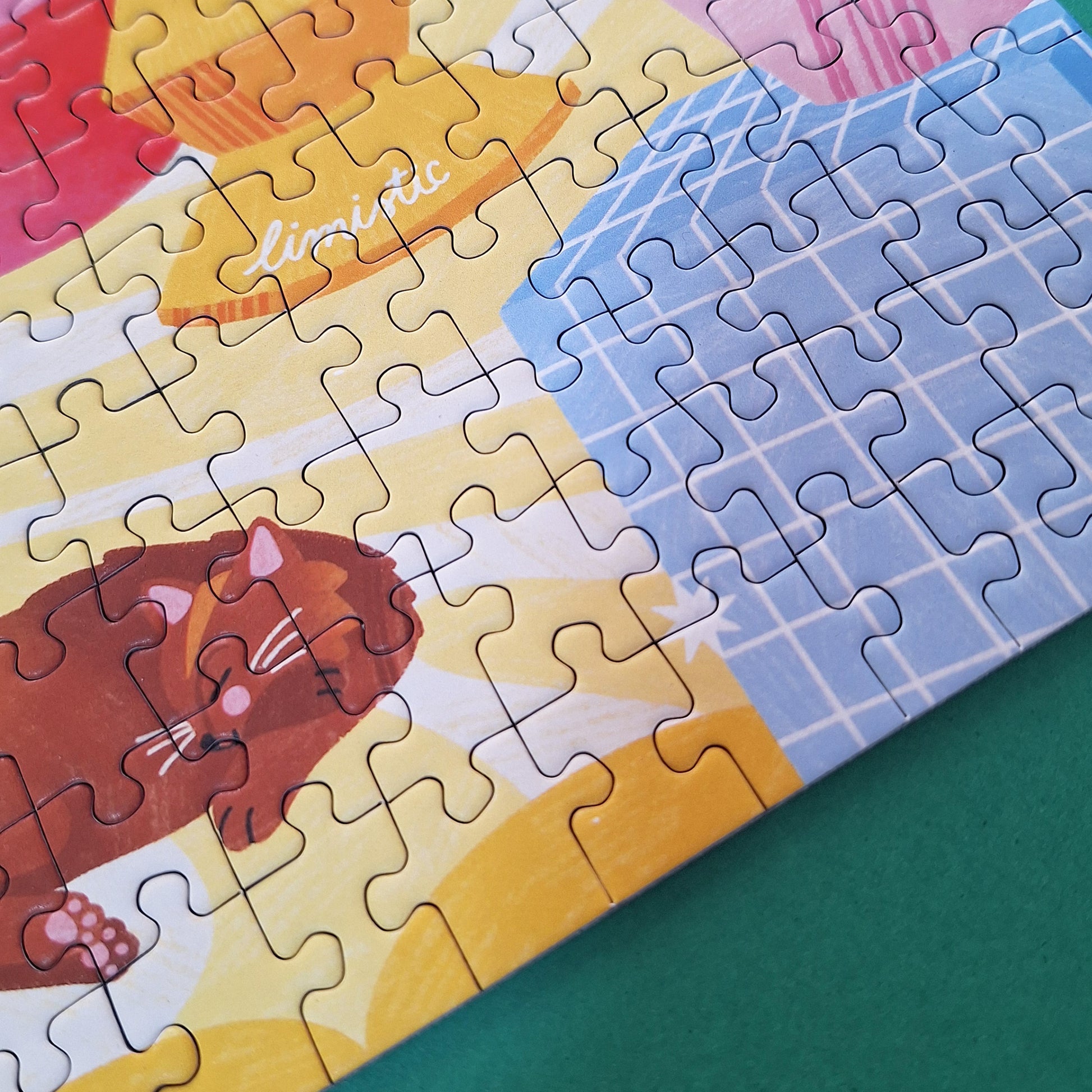 puzzle limistic illustratrice moment pour soi 500 pièces chat pièce rapportée