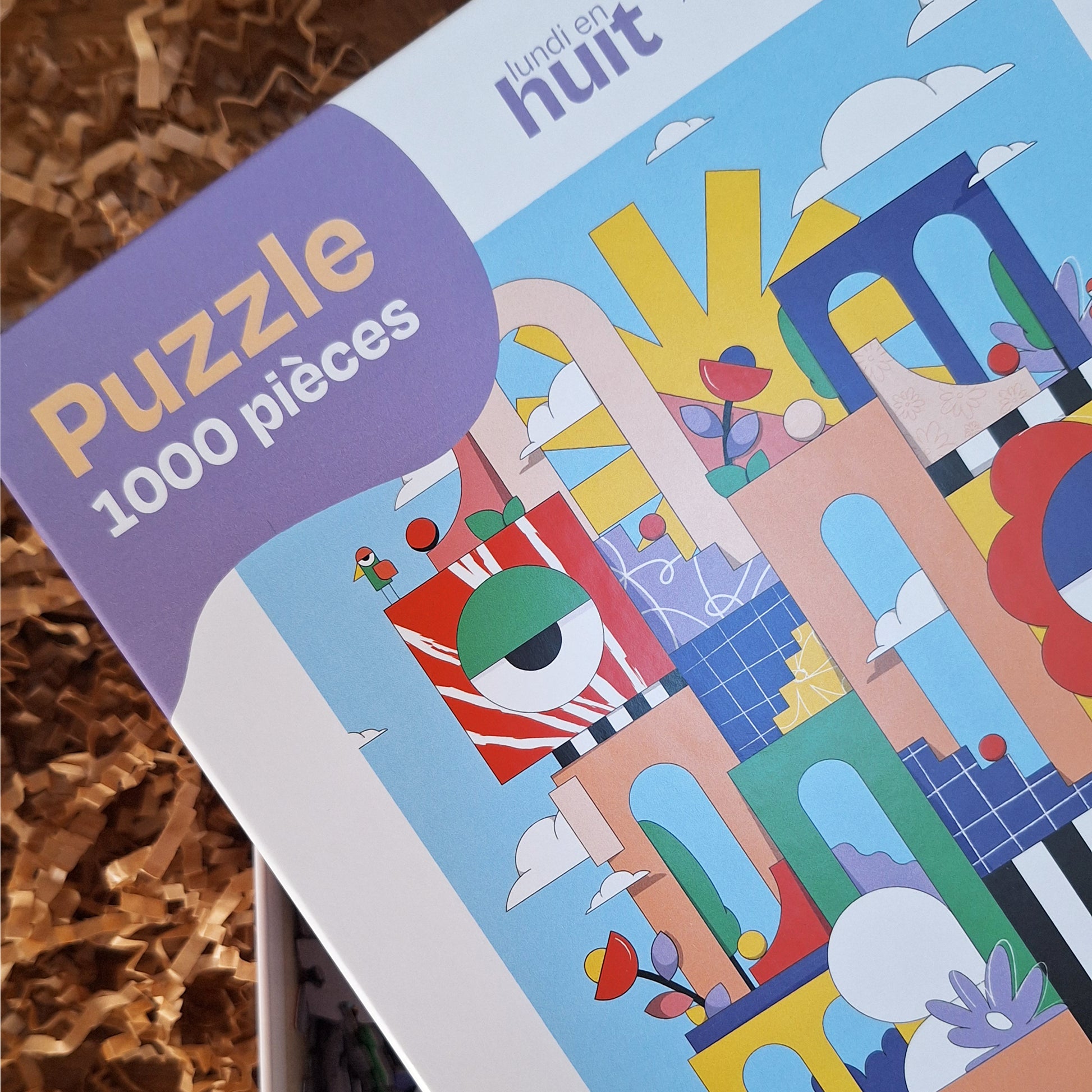 puzzle les tetes dures lundi en 8 artiste box puzzle made in france