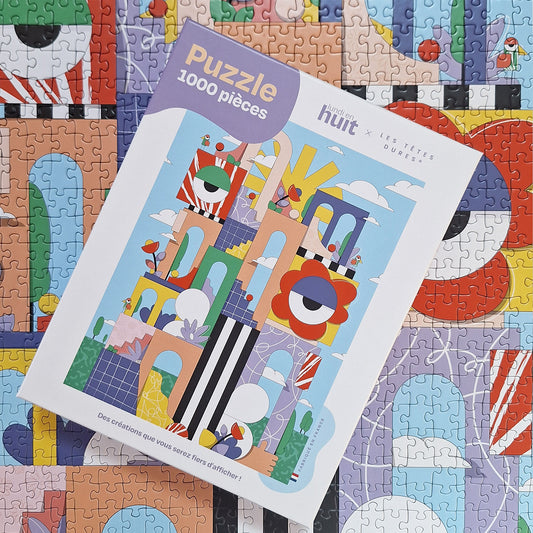 puzzle les tetes dures lundi en 8 made in france
