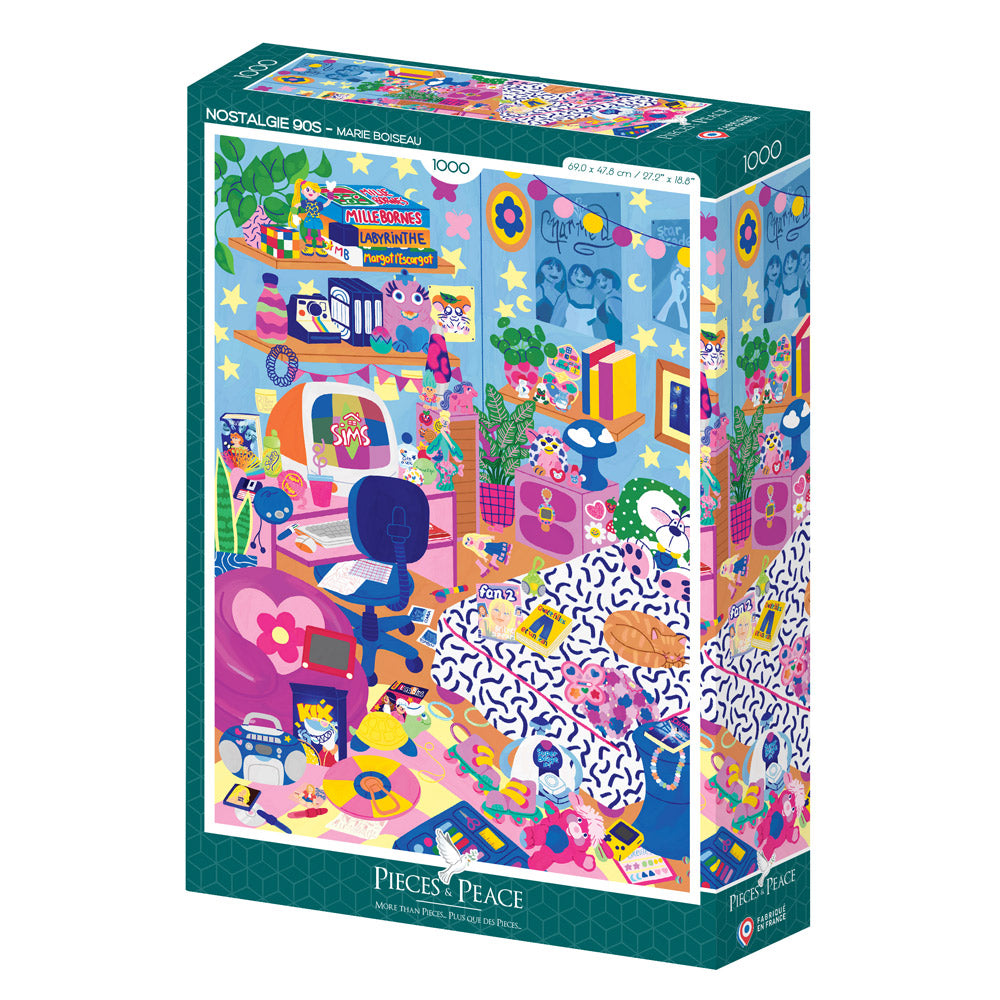 puzzle marie boiseau nostalgie 90 souvenir débloqué Pieces and peace