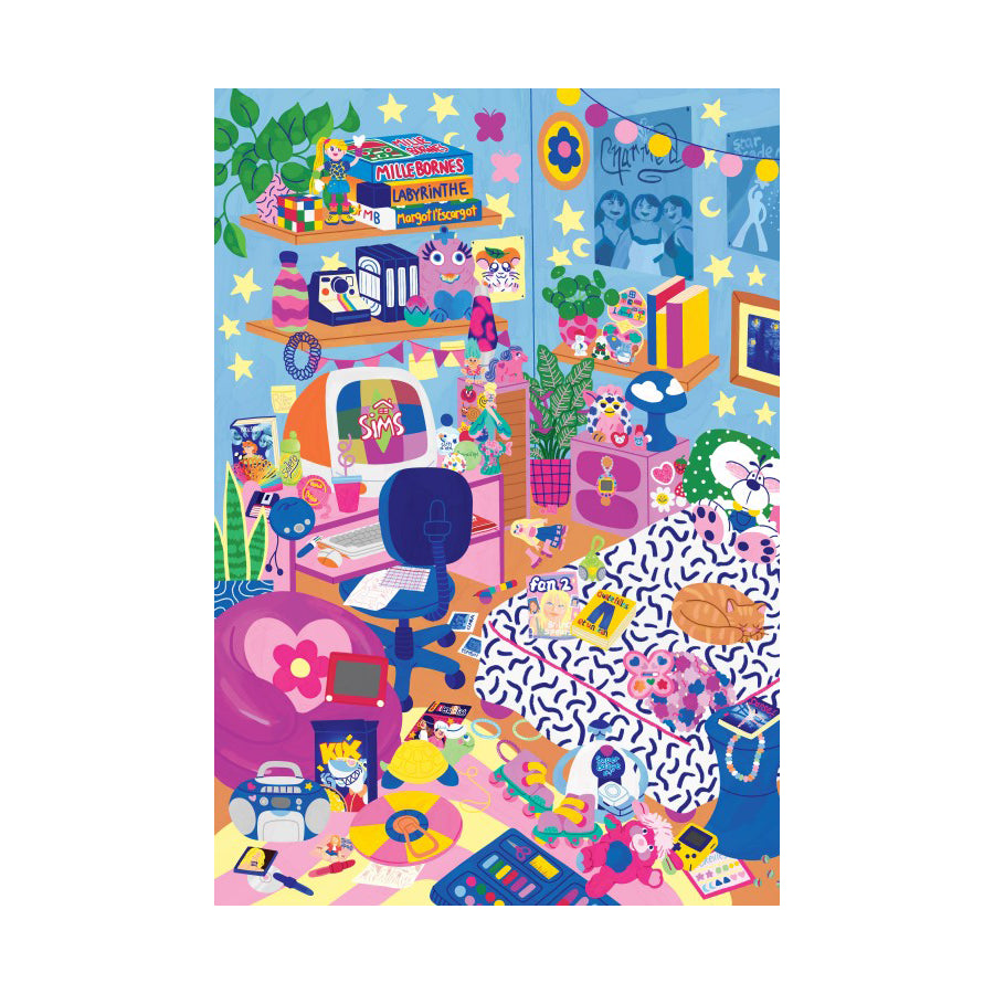 puzzle marie boiseau nostalgie 90 souvenir débloqué Pieces and peace 1000 pieces