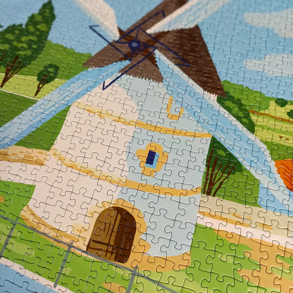 puzzle moulin bree aparte ile oleron 1000 pieces made in france
