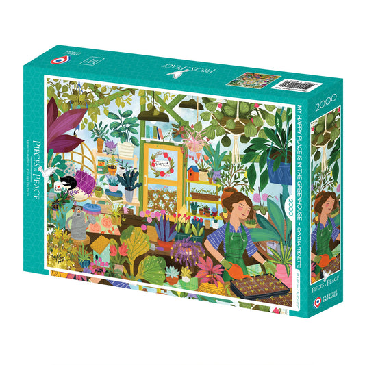 Puzzle 2000 pièces My happy place in the greenhouse