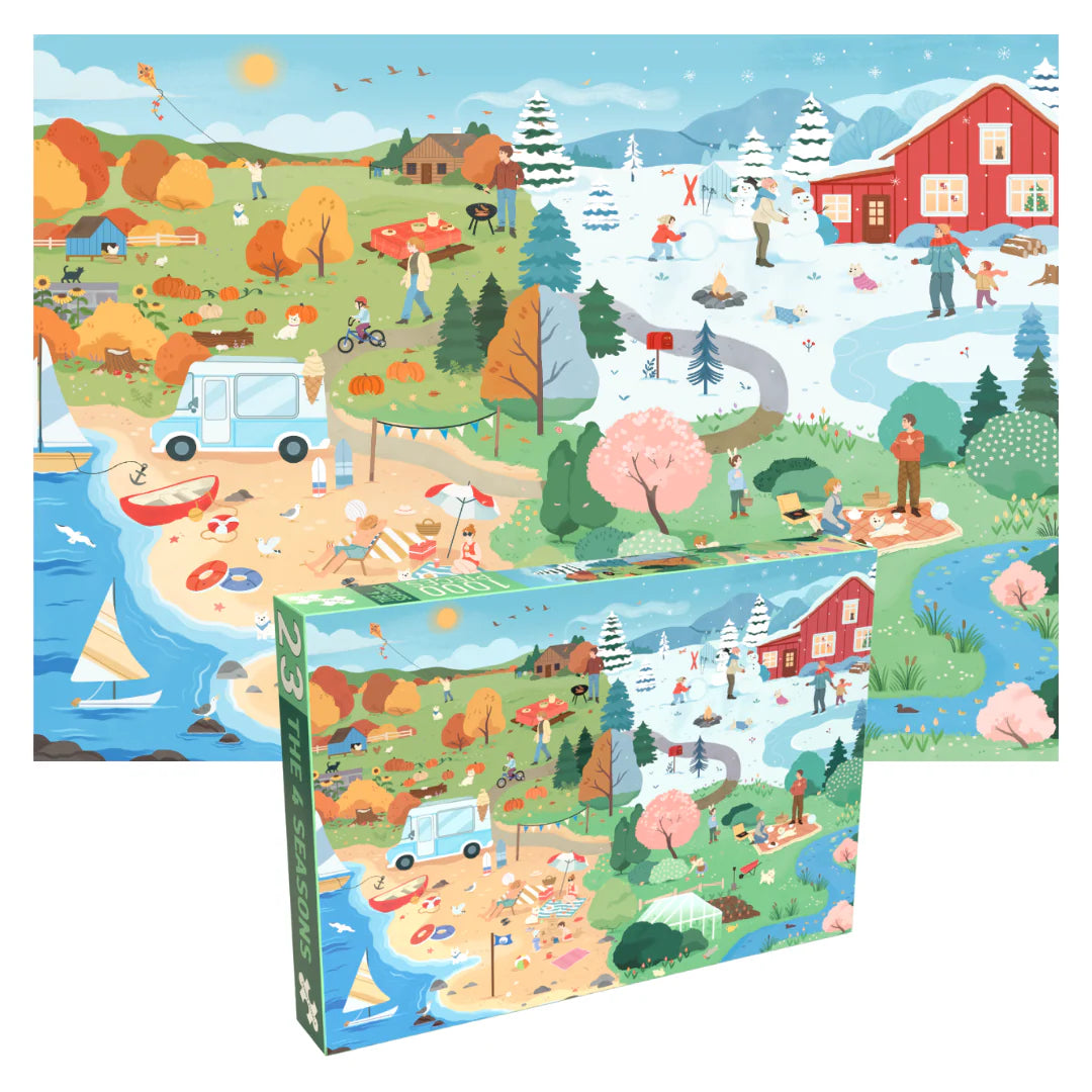 puzzle nicolle lalonde 4 saisons penny puzzle 1000 pièces 4 seasons