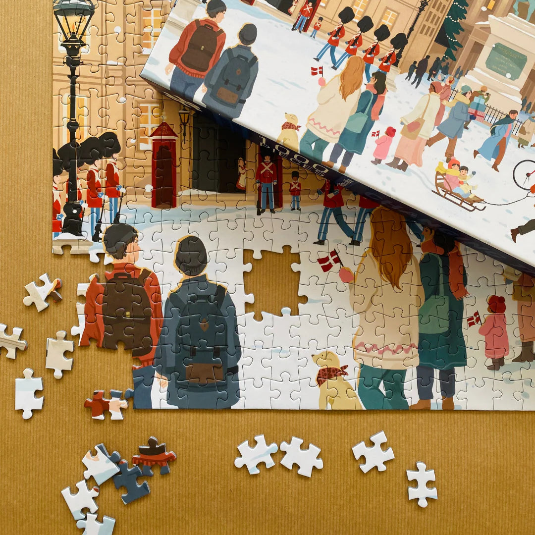 puzzle nicolle lalonde changing guard Penny puzzle 1000 pièces