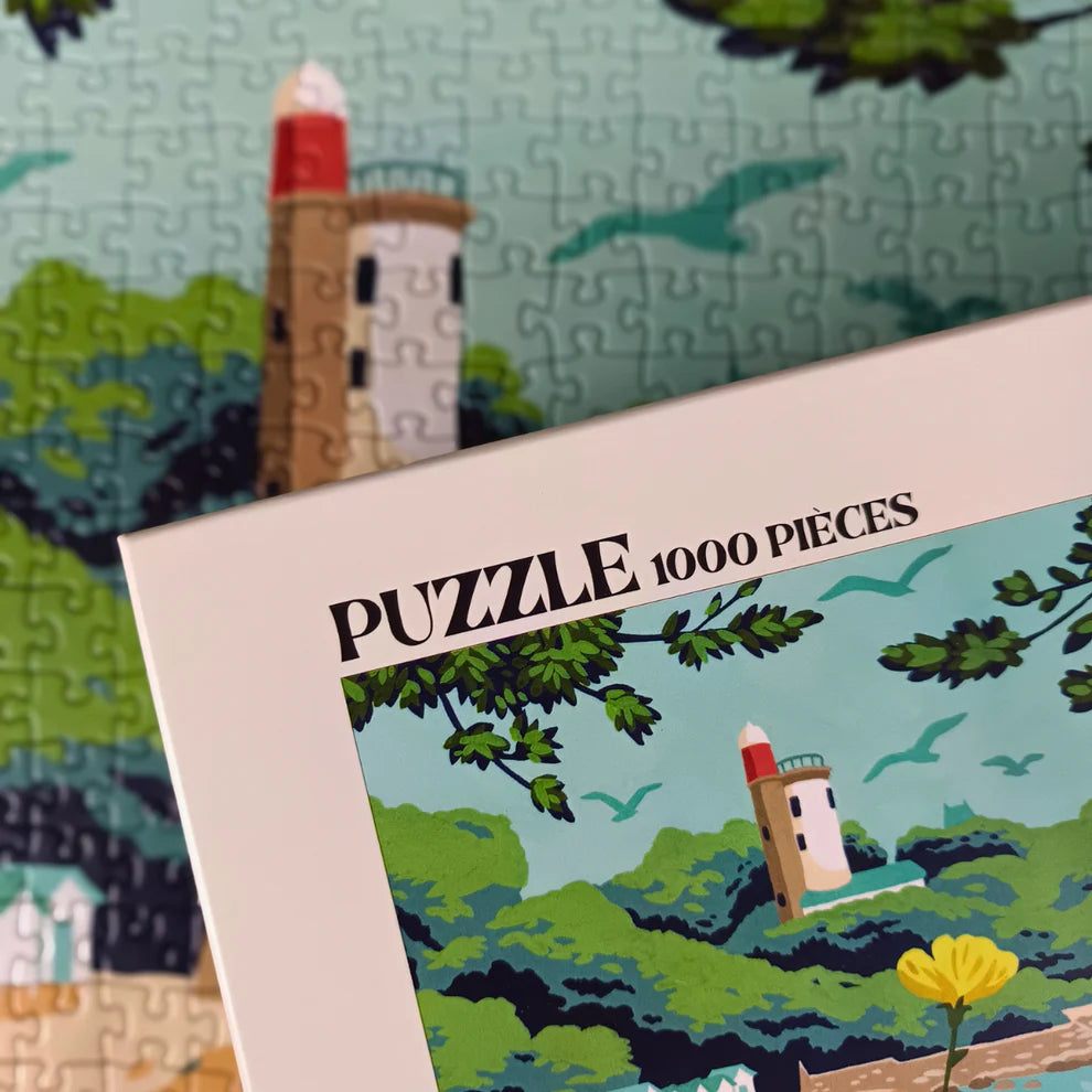 puzzle noirmoutier aparté lanse rouge 1000 pièces made in france