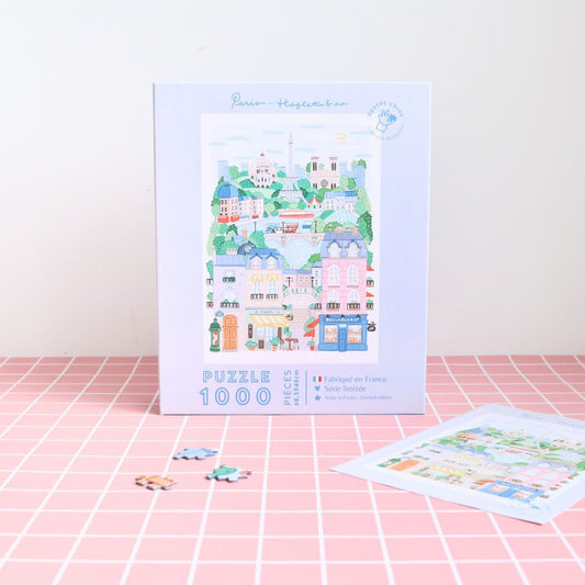 puzzle paris Hoglet and Co 1000 pieces la petite epicerie quatre coins