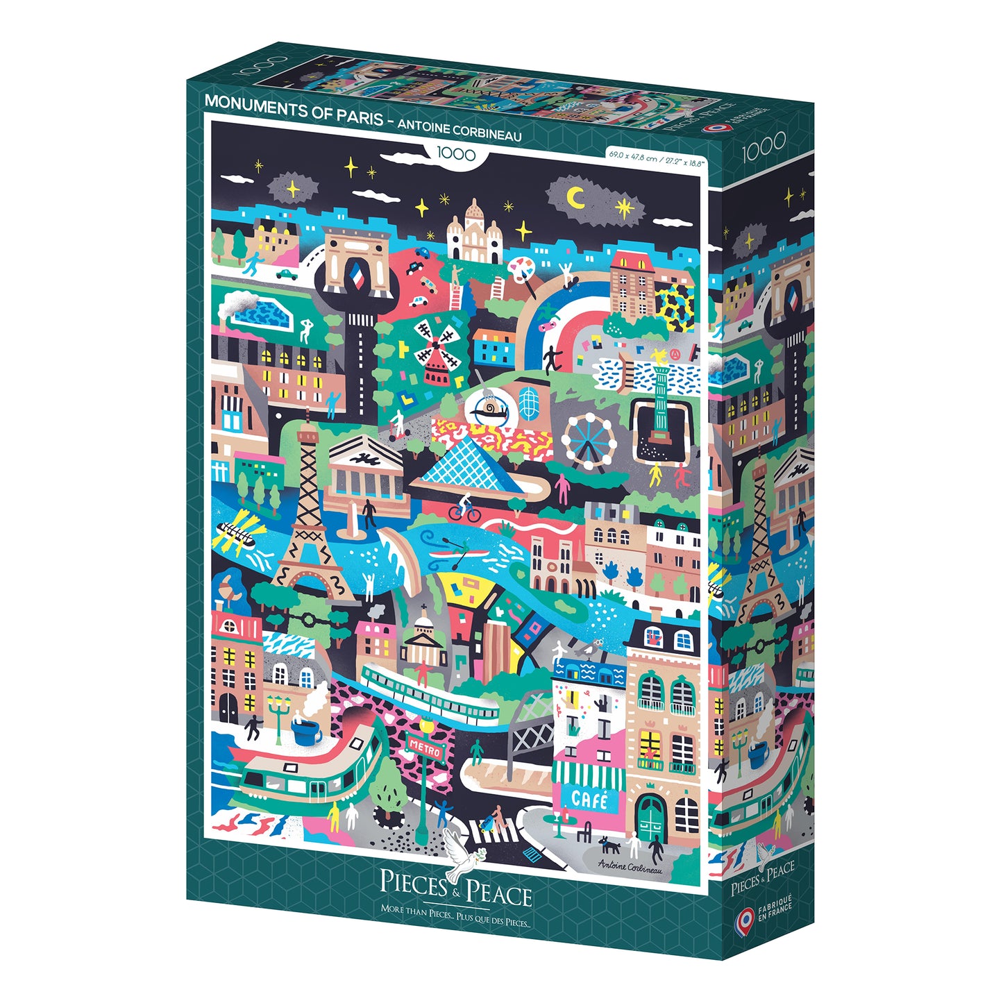 puzzle paris monuments antoine corbineau pieces and peace