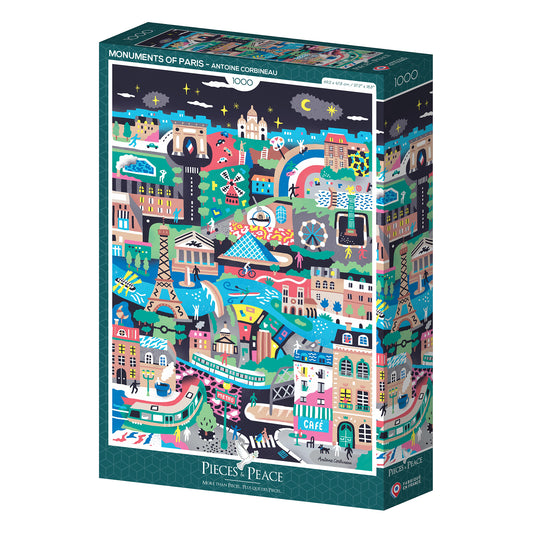 puzzle paris monuments antoine corbineau pieces and peace