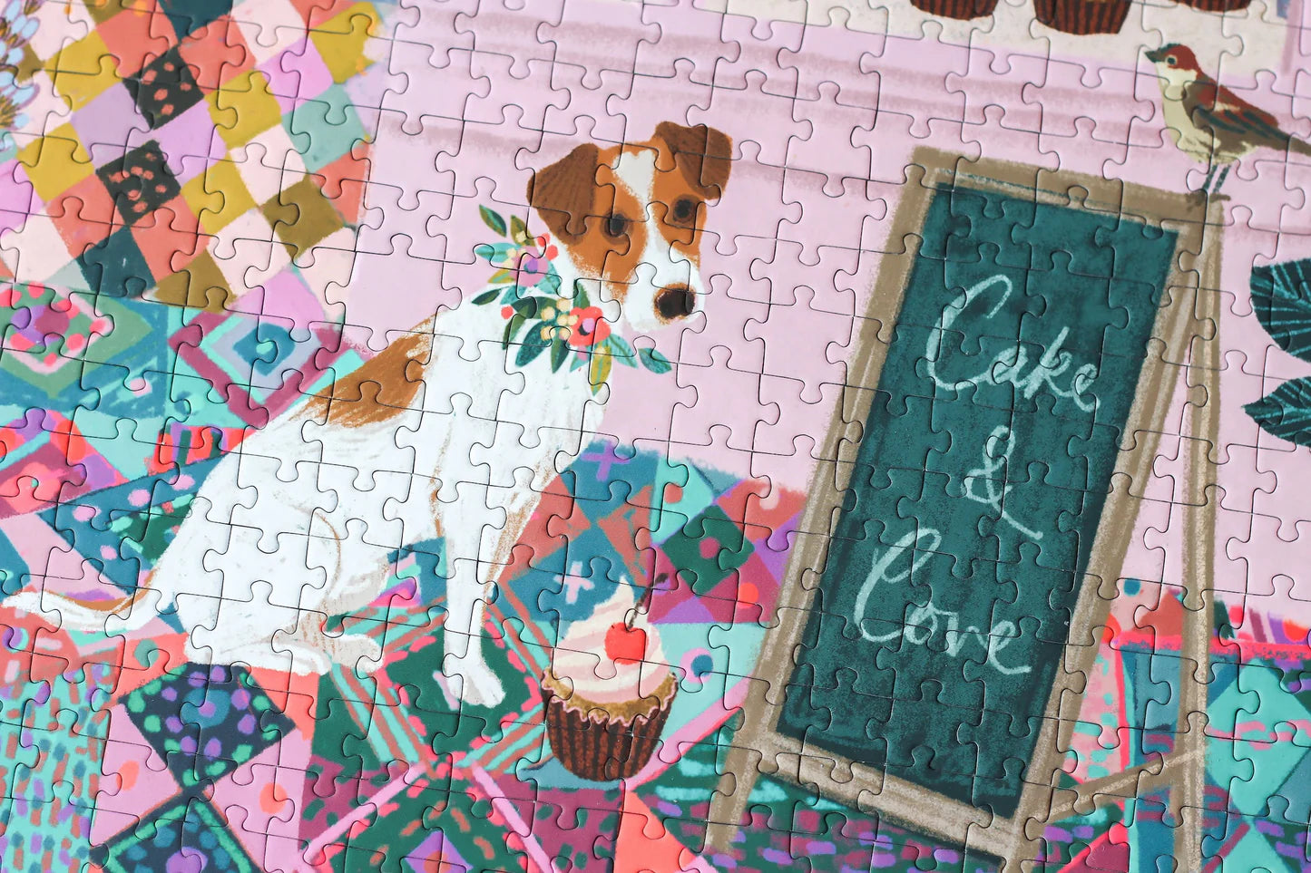 Puzzle Cake and Love Piecely puzzle 1000 pièces illustré