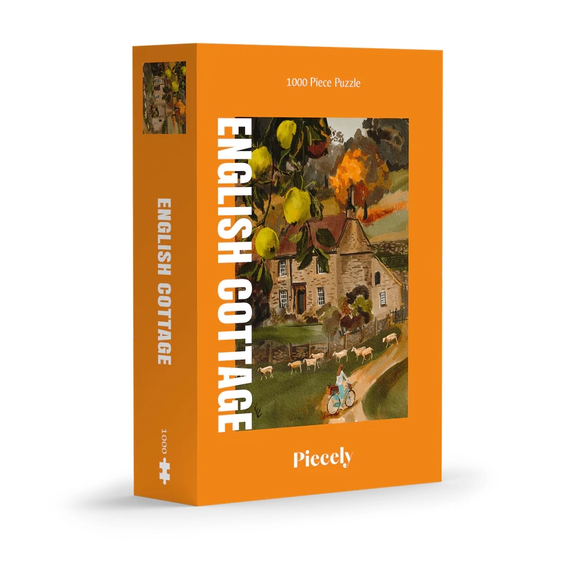puzzle piecely english cottage Ekaterina Zagorska 1000 pieces