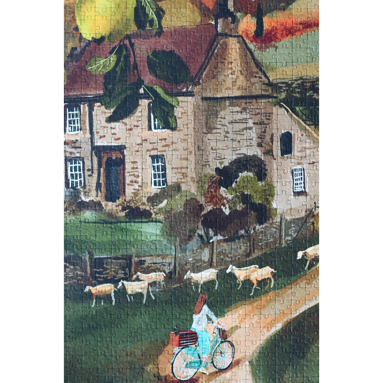 puzzle piecely english cottage Ekaterina Zagorska 1000 pieces campagne