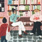 puzzle piecely la librairie 500 pièces Rachel Victoria Hillis livre cosy automne