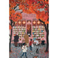 puzzle piecely la librairie 500 pièces automne cosy