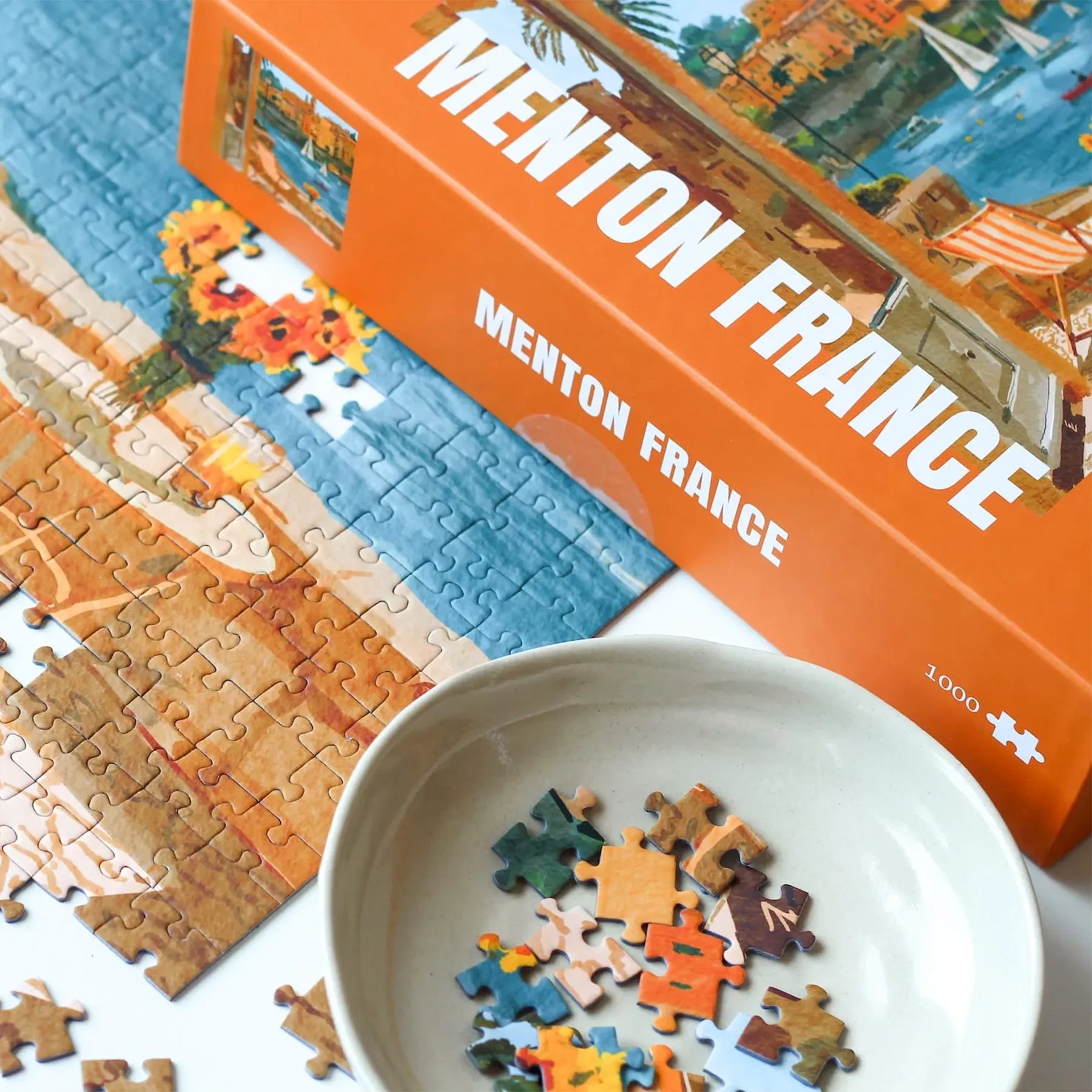 puzzle piecely menton 1000 pièces sud france Ekaterina Zagorska