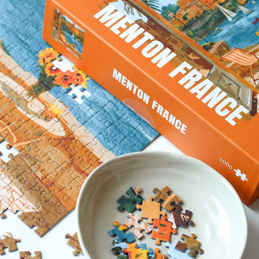 puzzle piecely menton 1000 pièces sud france Ekaterina Zagorska