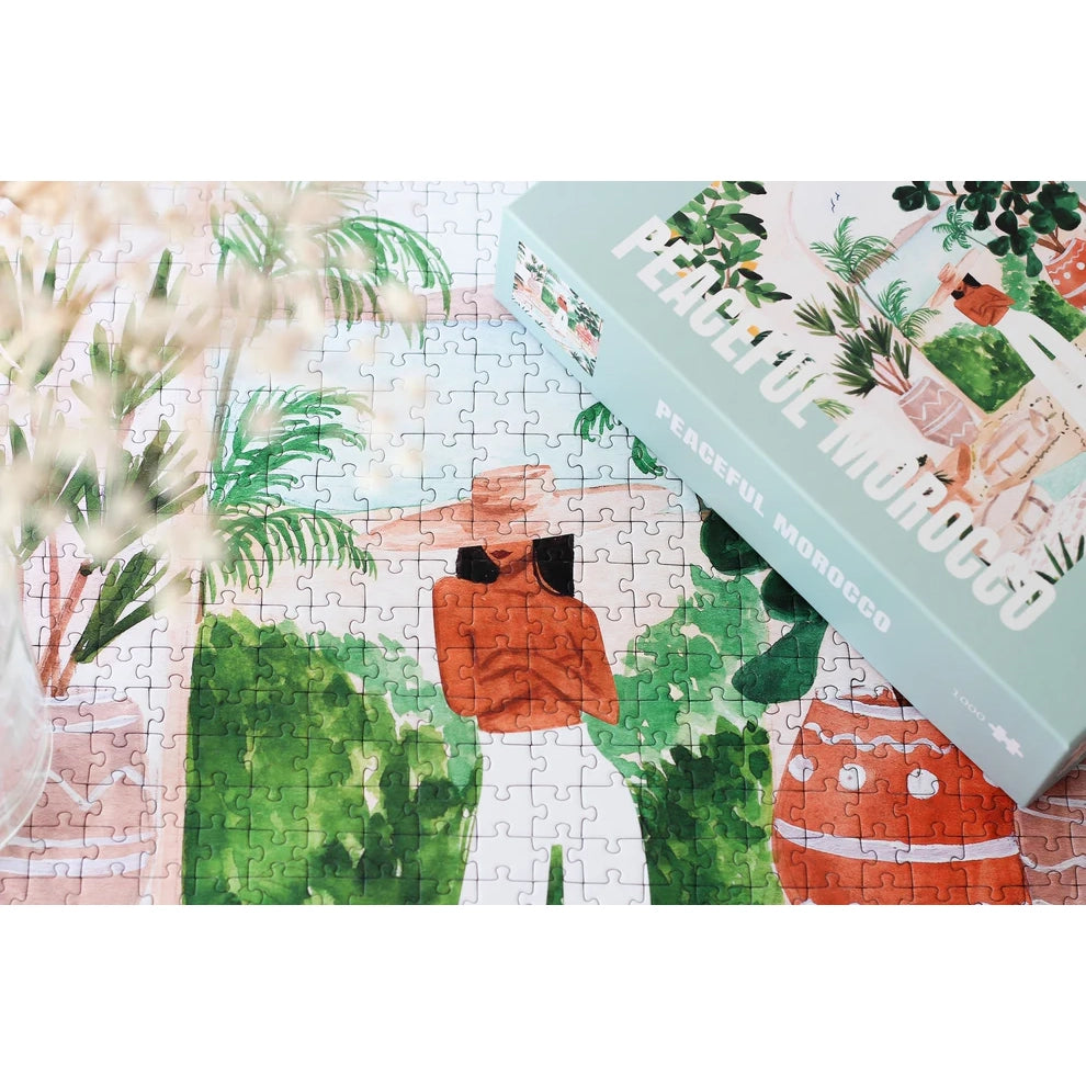 puzzle piecely peaceful marocco 1000 pieces maroc voyage