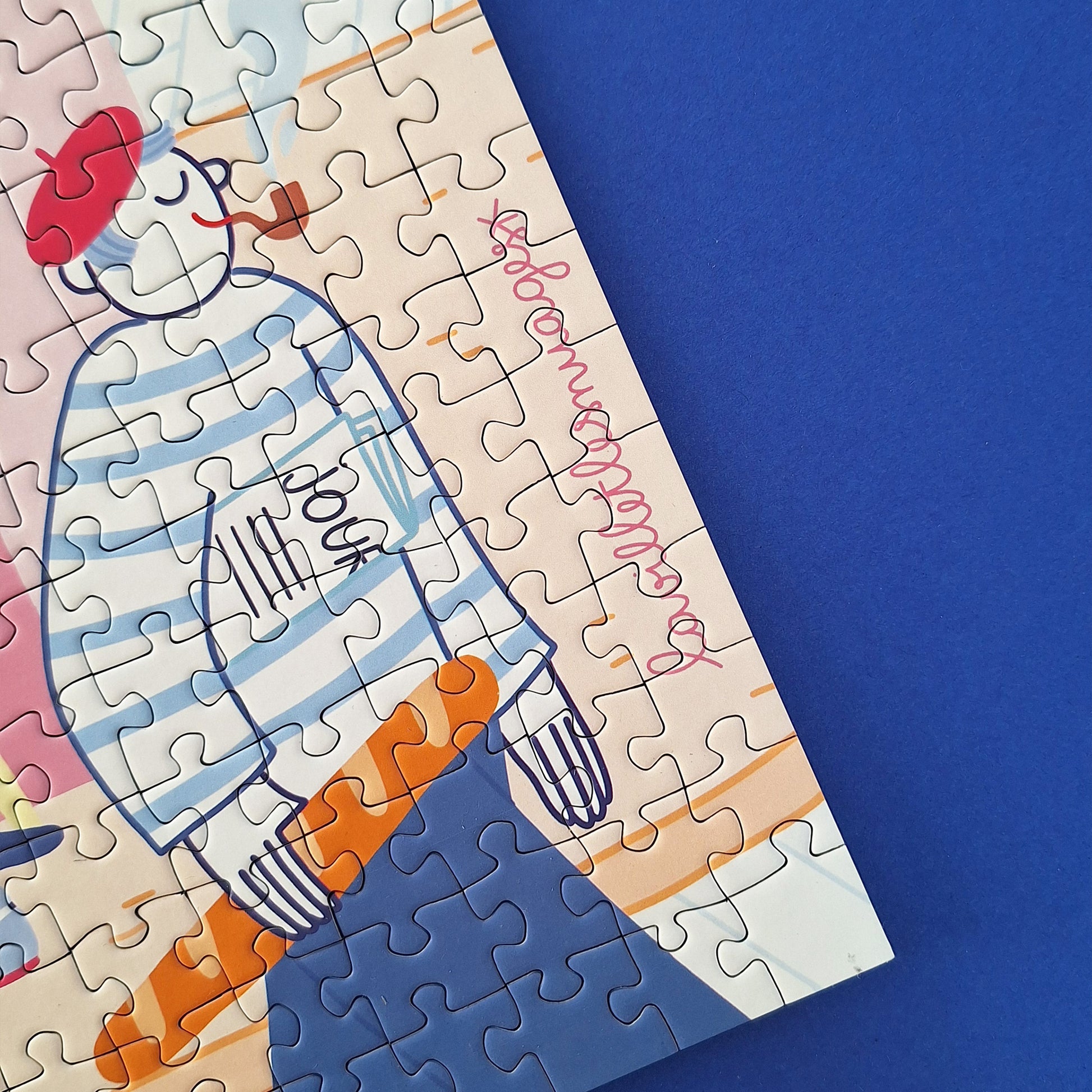 puzzle la ville et les nuages café bisou 1000 pièces pièce rapportée made in france