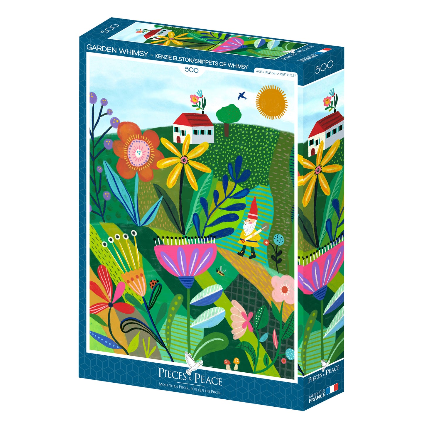 Puzzle 500 pièces Garden whimsy