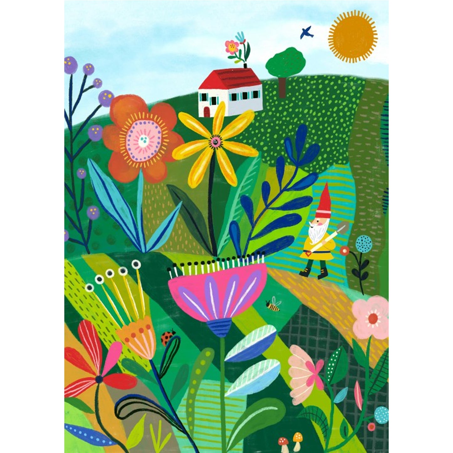 Puzzle 500 pièces Garden whimsy