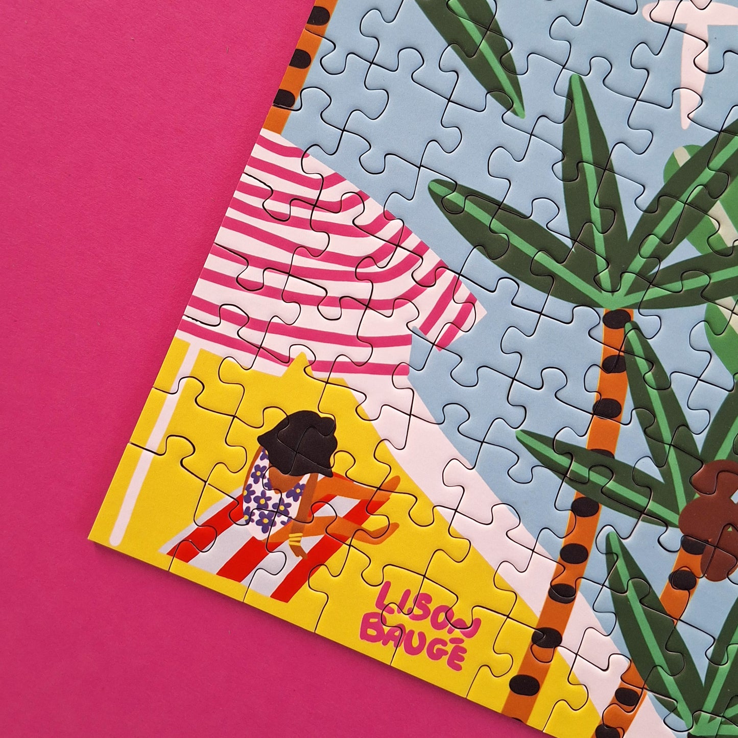 puzzle réunion illustratrice lison baugé 1000 pièces pièce rapportée