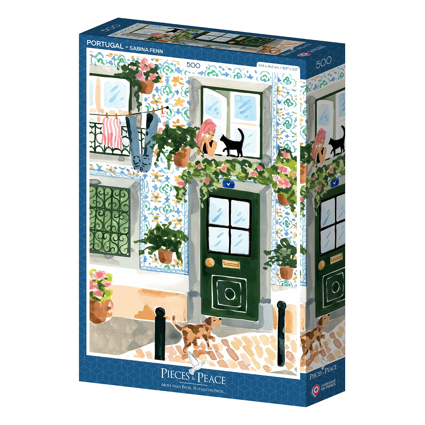 puzzle sabina fenn pieces and peace portugal 500 pièces