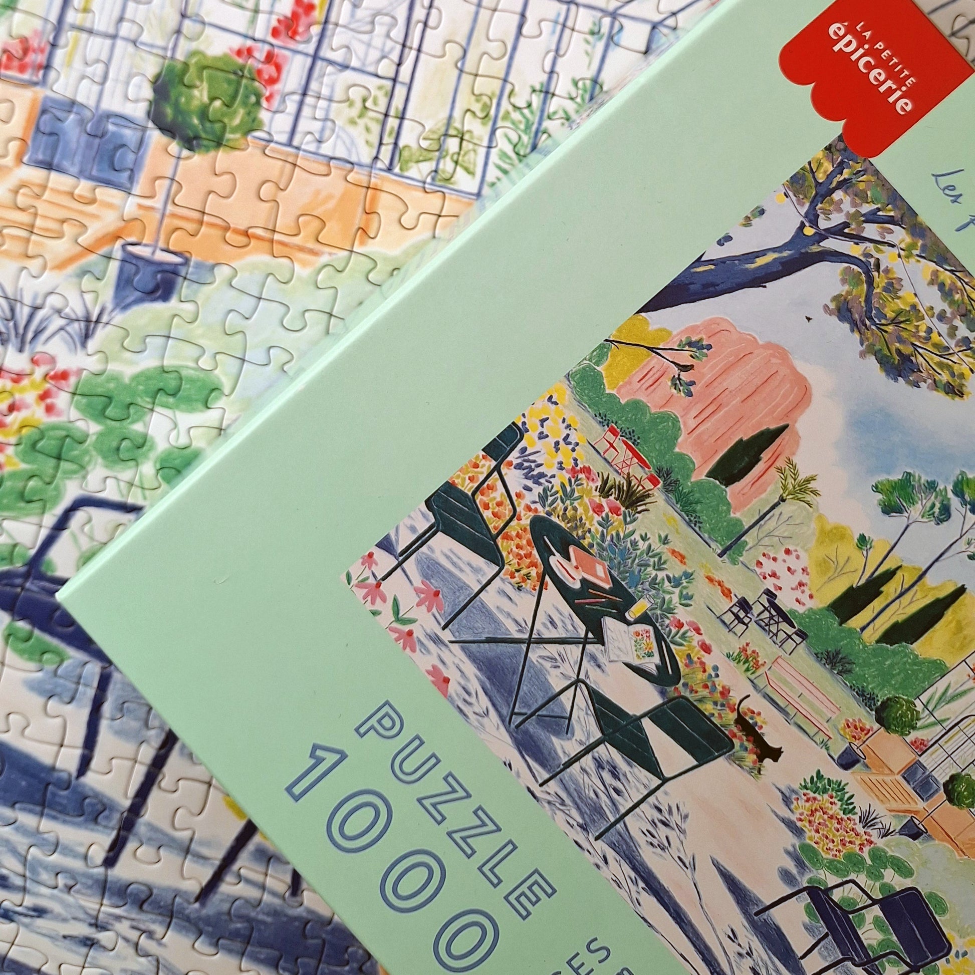 puzzle sophie weidler bauchez 1000 pièces la petite épicerie quatre coin