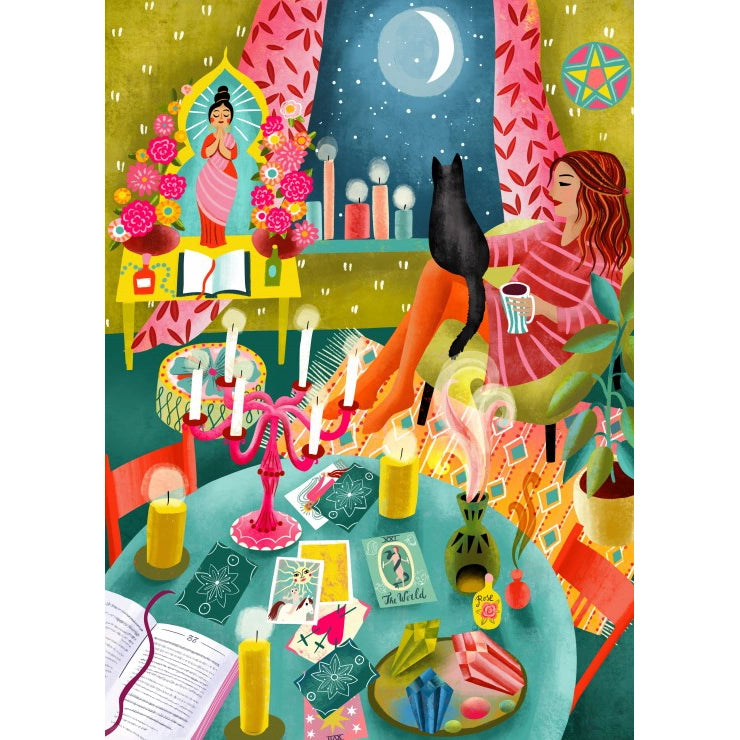 puzzle spiritualité méditation astrologie 500 pièces mira paradies pieces and peace made in france