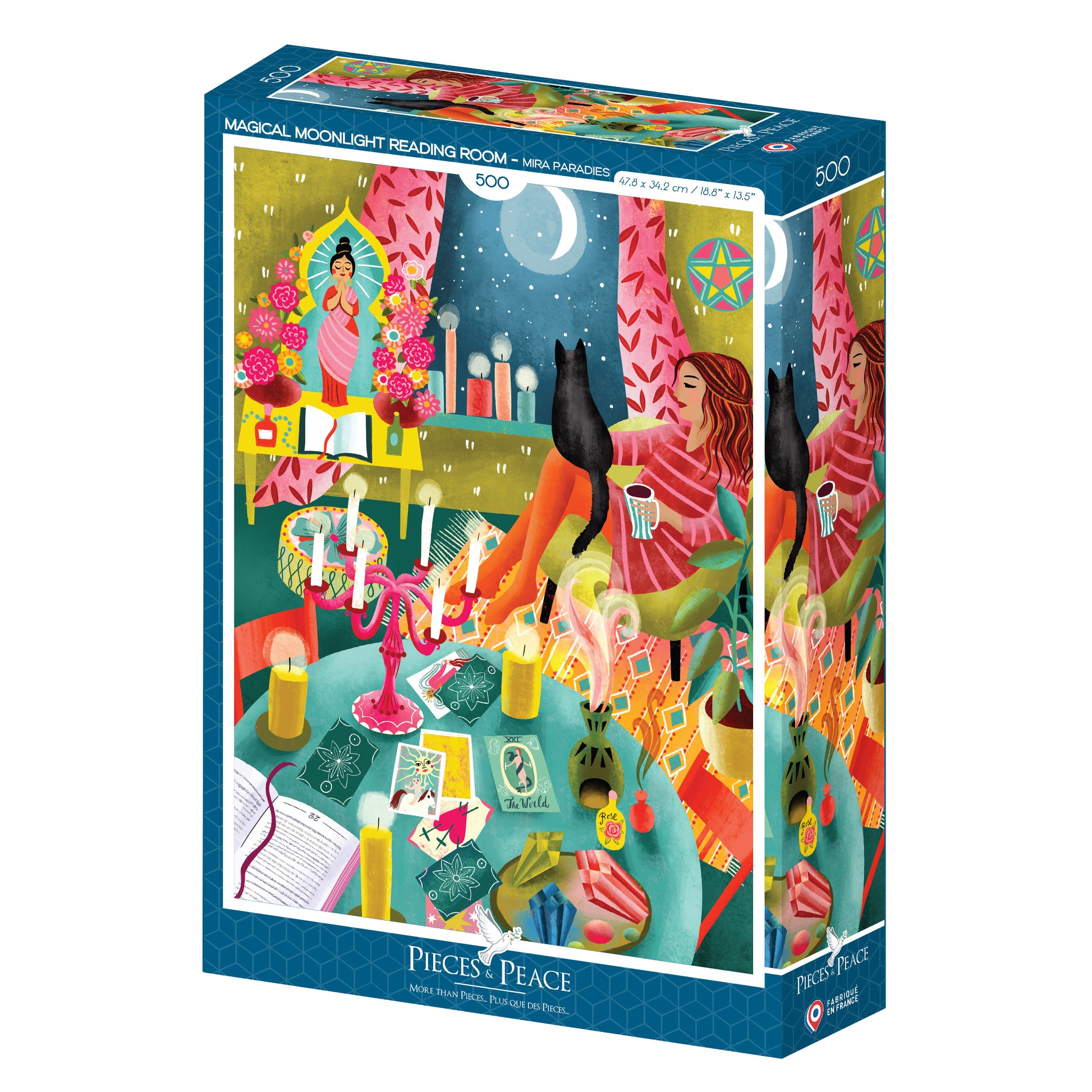 puzzle spiritualité astrologie 500 pièces mira paradies pieces and peace