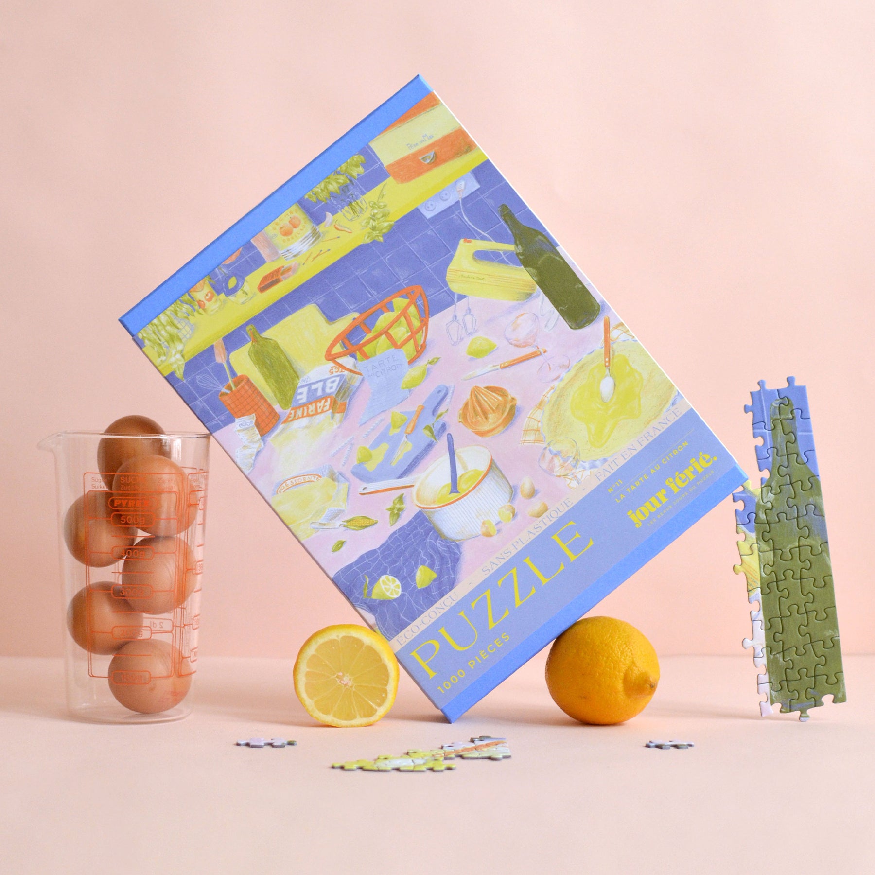 puzzle tarte au citron jour férié 1000 pièces food gourmand