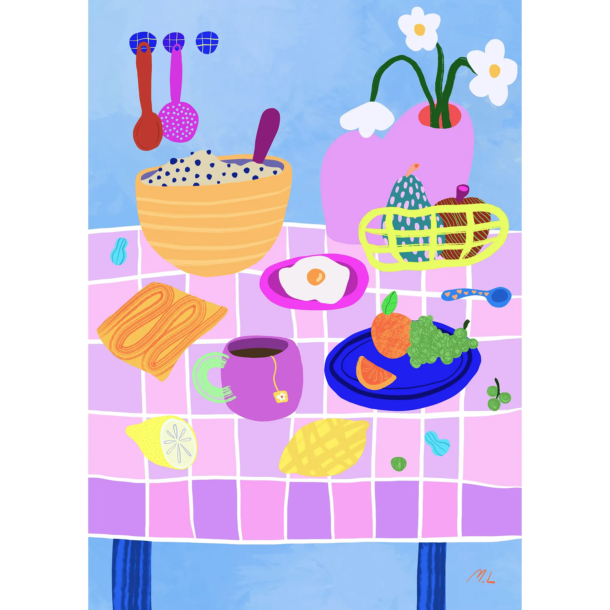 puzzle tyyni 1000 pièces brekky time breakfast time maria langleben